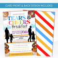 tears & cheers invite first day of school